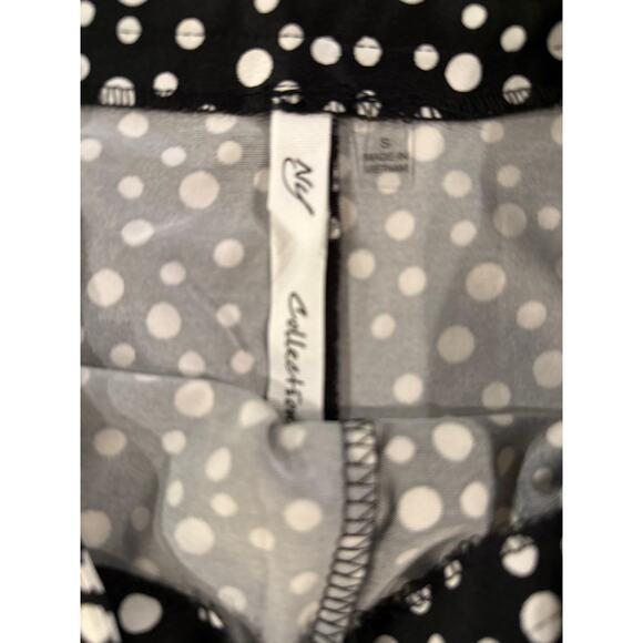 NY Collection Sailor Shorts Black White Small - Picture 3 of 5